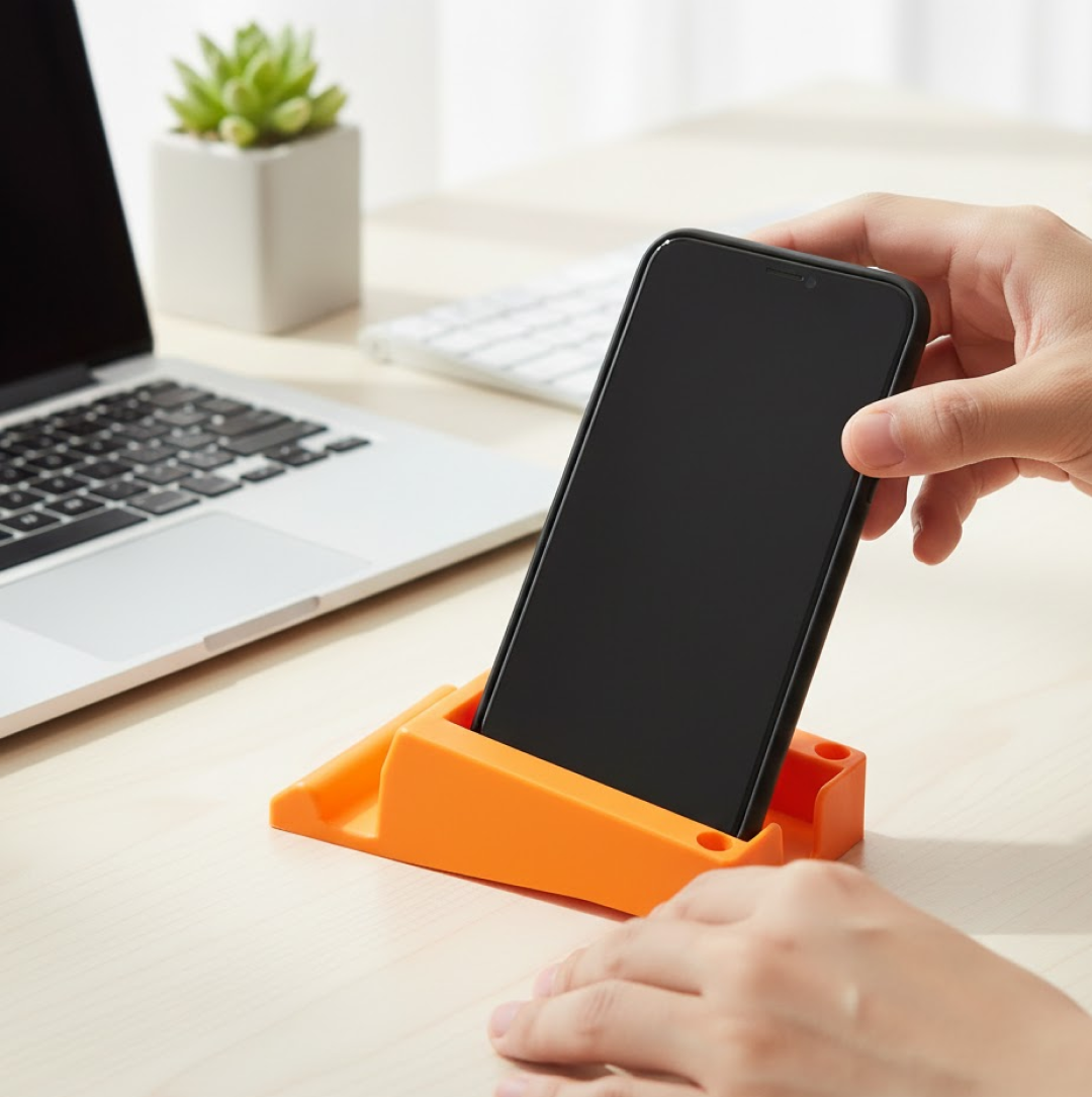Plastic Business Card & Mobile Holder (1 Pc) Your Brand