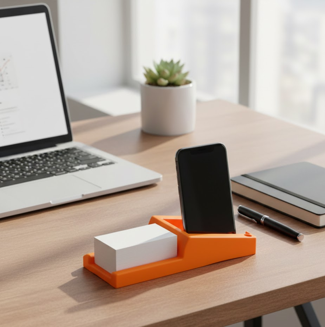 Plastic Business Card & Mobile Holder (1 Pc) Your Brand