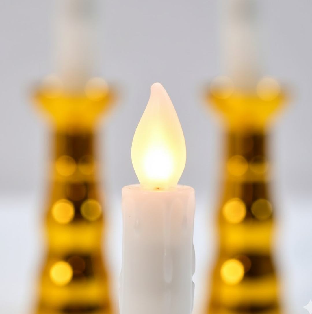 2pcs LED Candle Light Candles Flameless Lamp Your Brand