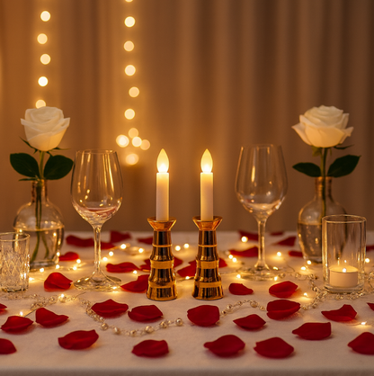 2pcs LED Candle Light Candles Flameless Lamp Your Brand