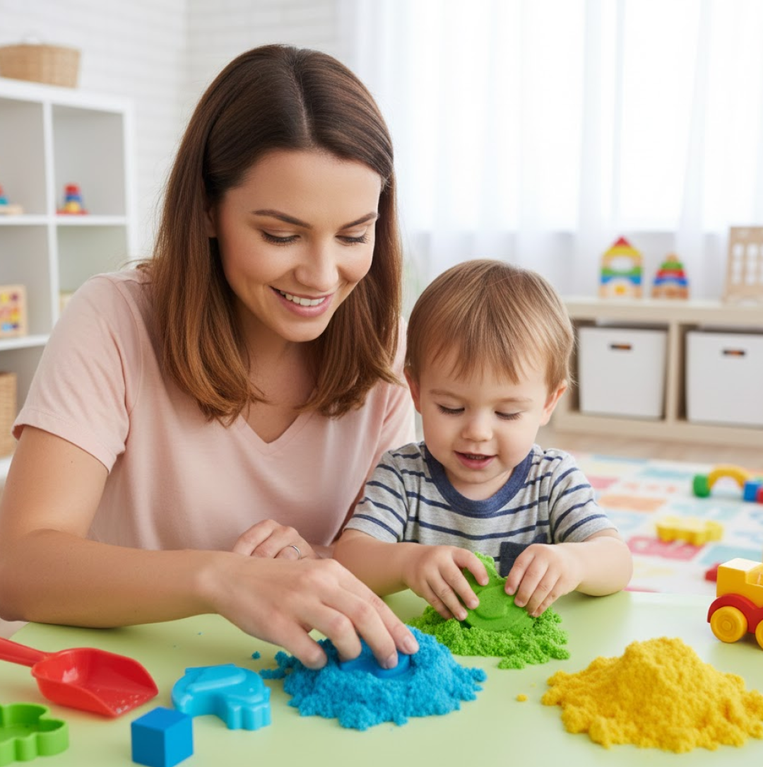 Kinetic Sand Kit – Soft Sand Clay for Kids' Activities Your Brand