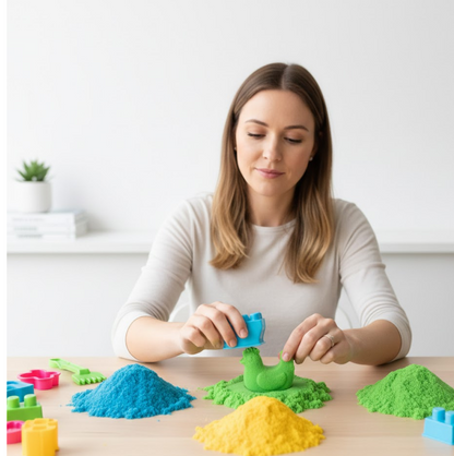 Kinetic Sand Kit – Soft Sand Clay for Kids' Activities Your Brand