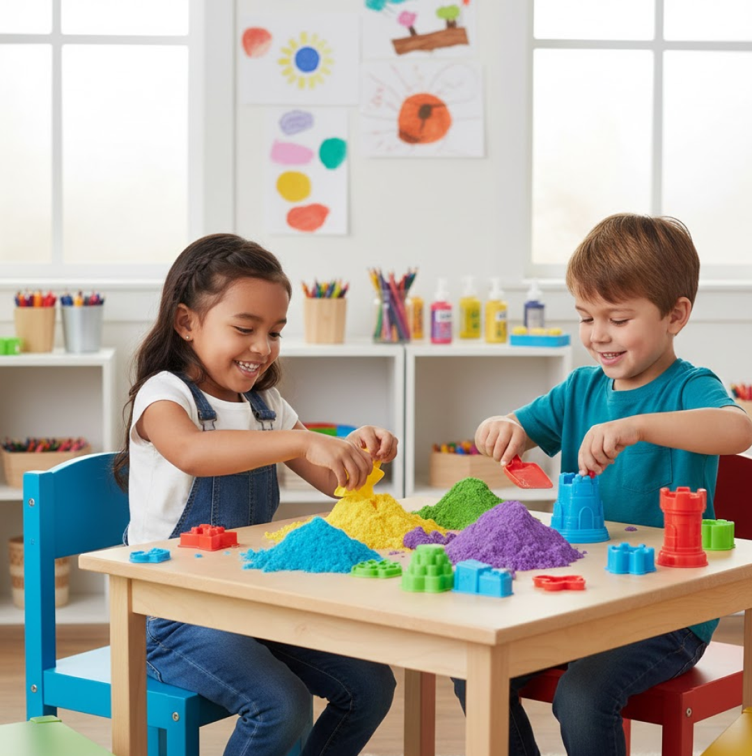 Kinetic Sand Kit – Soft Sand Clay for Kids' Activities Your Brand