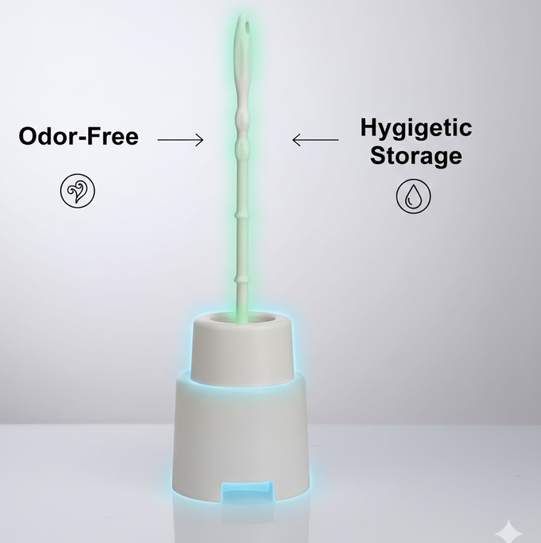 Toilet Cleaning Brush with Potted Holder Your Brand
