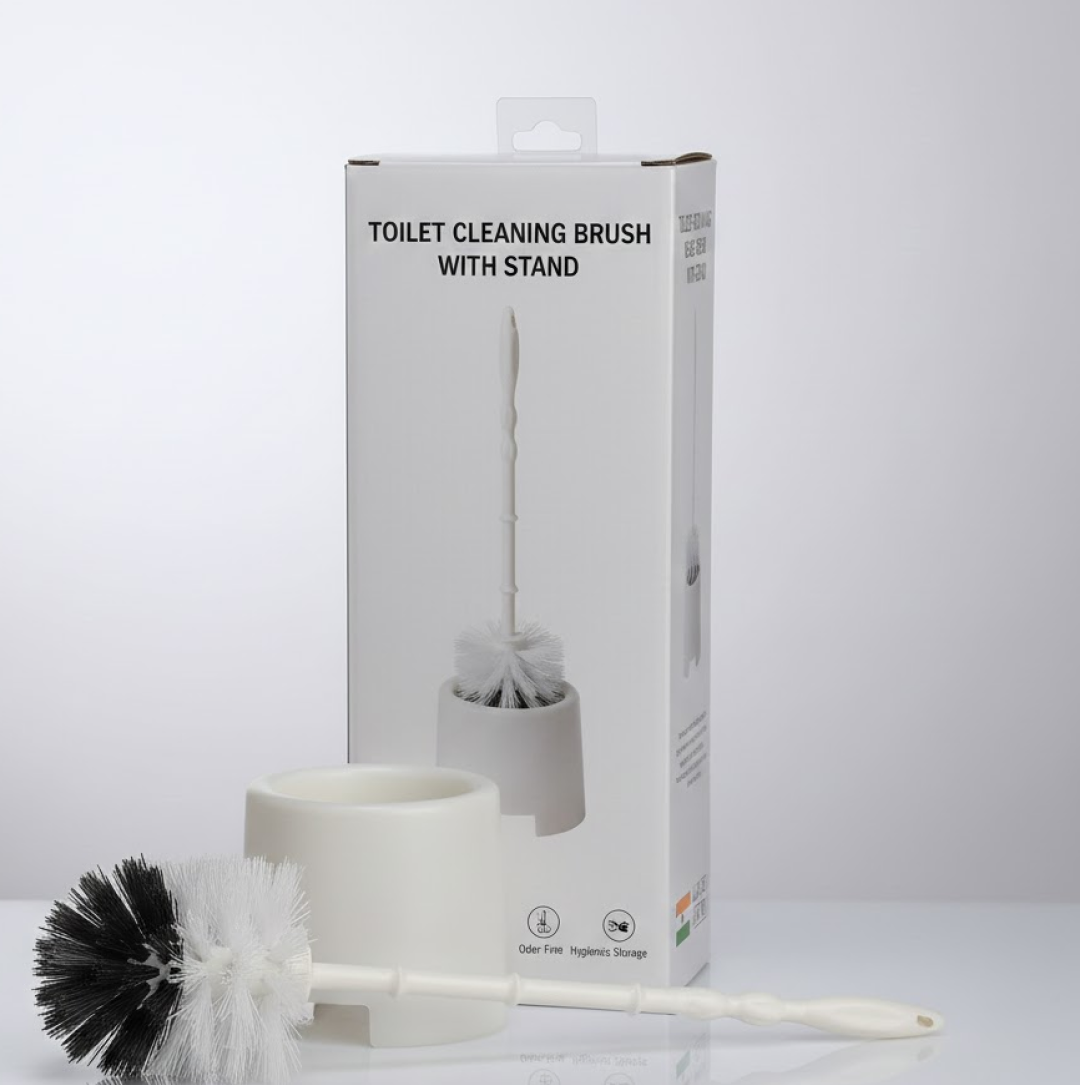 Toilet Cleaning Brush with Potted Holder Your Brand