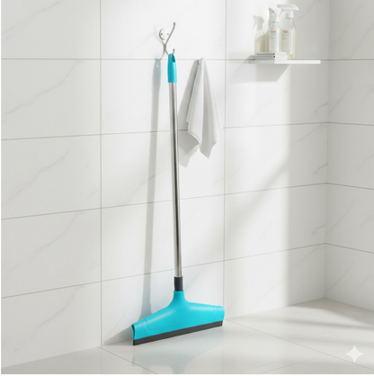 Telescopic Home / Bathroom Wiper 12 Inch (30 cm), Plastic Floor Wiper Your Brand