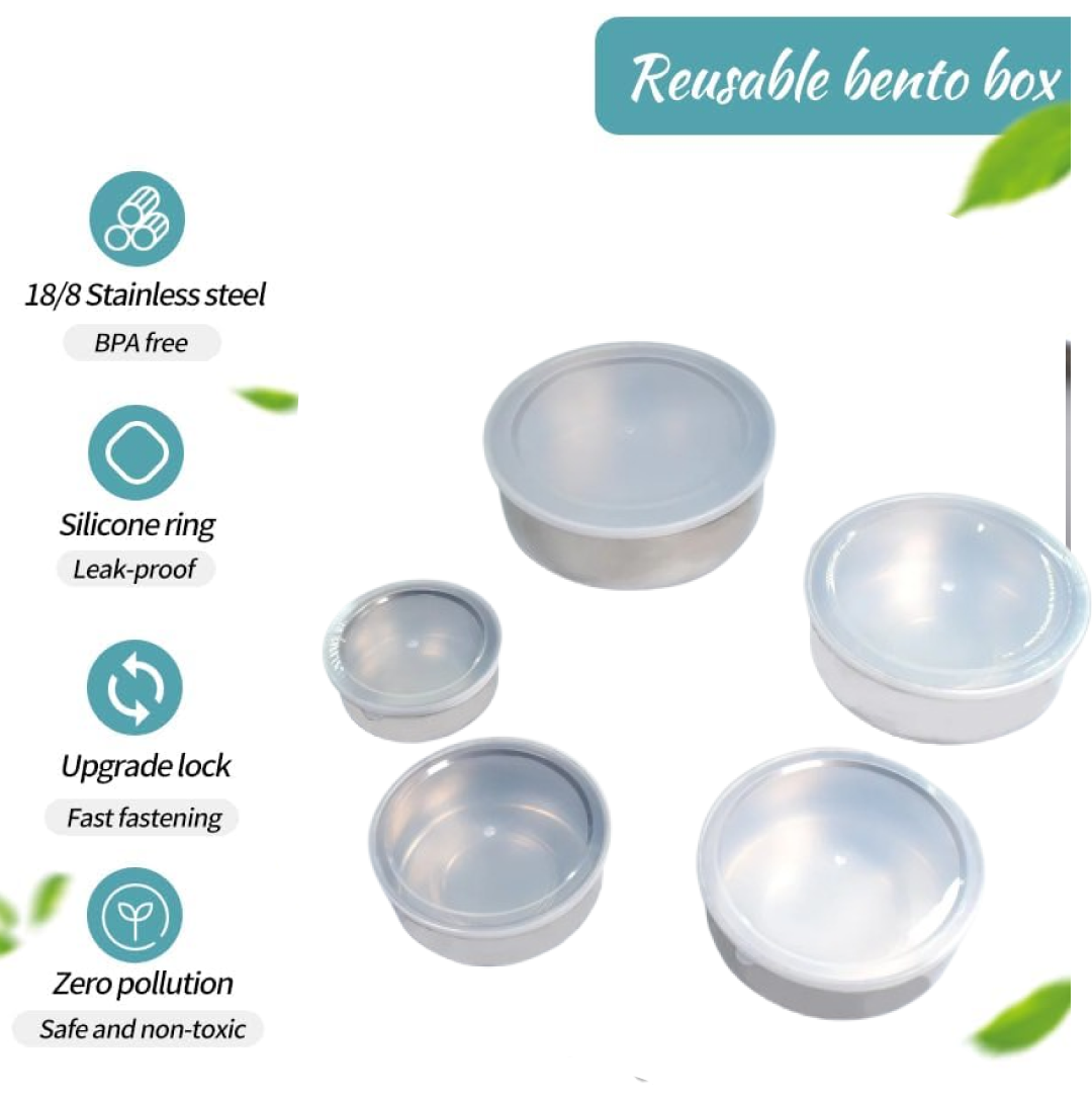 Stainless Steel Food Storage Airtight & Leak Proof Lunch Box Your Brand