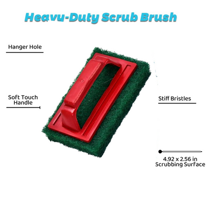 Tile cleaning multipurpose scrubber Brush with handle Your Brand