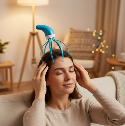 Super Life refreshing Head Massager Hand Grip Your Brand