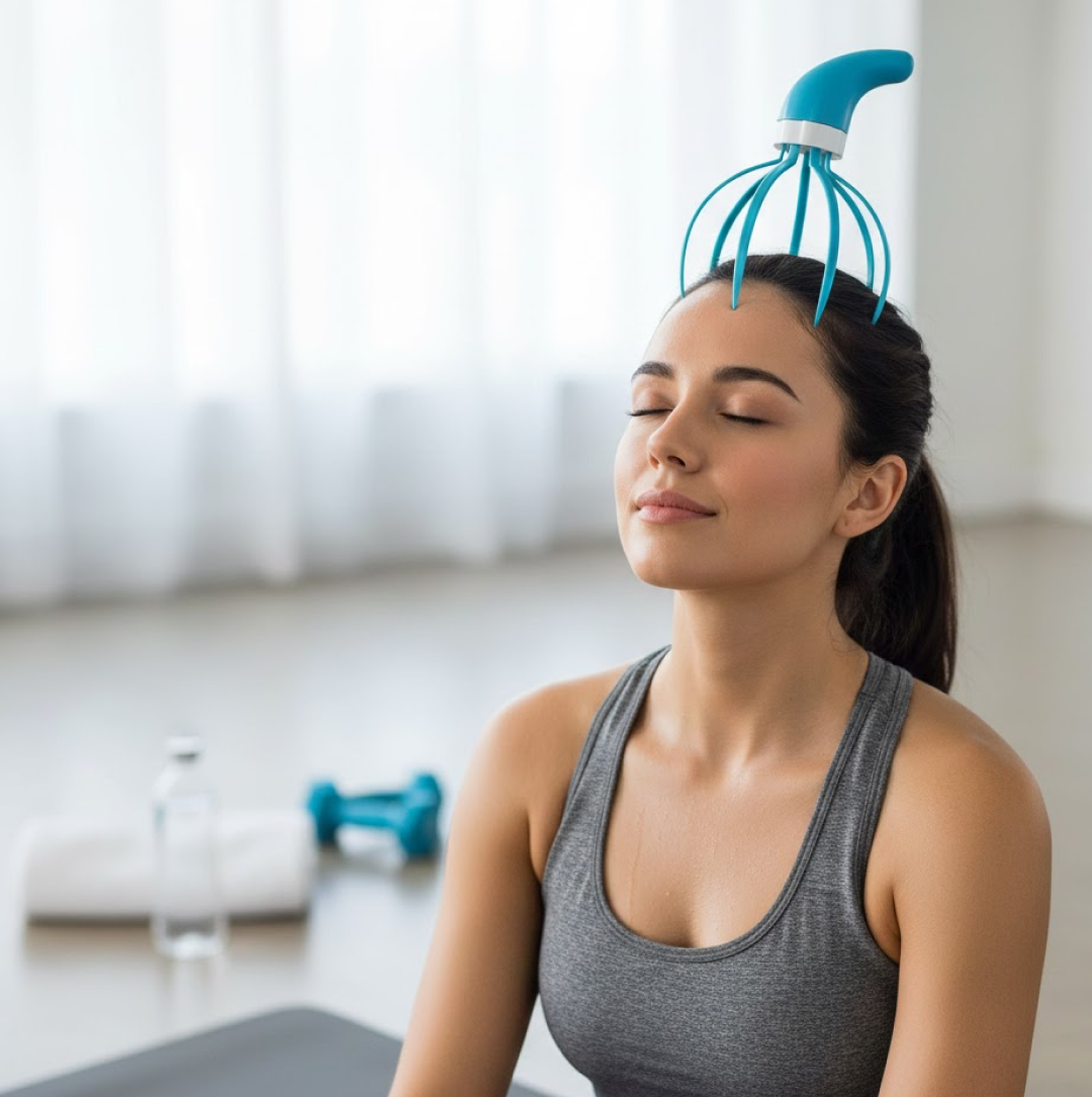 Super Life refreshing Head Massager Hand Grip Your Brand