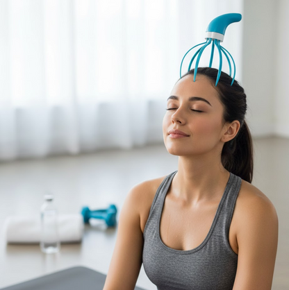 Super Life refreshing Head Massager Hand Grip Your Brand