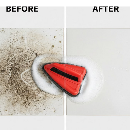 Bathroom Brush with abrasive scrubber for superior tile cleaning Your Brand