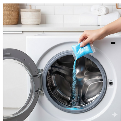 WASHING MACHINE STAIN TANK CLEANER DEEP CLEANING DETERGENT POWDER ( 1PC ) Your Brand