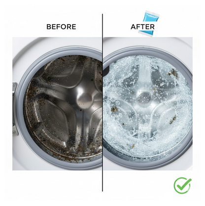 WASHING MACHINE STAIN TANK CLEANER DEEP CLEANING DETERGENT POWDER ( 1PC ) Your Brand