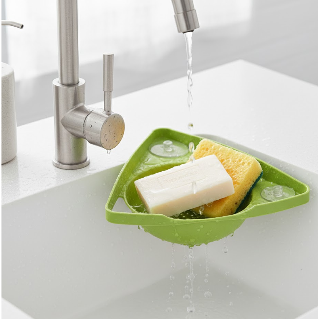 Corner Sink Strainer For Draining Kitchen Waste In Sinks And Wash Basins. Your Brand