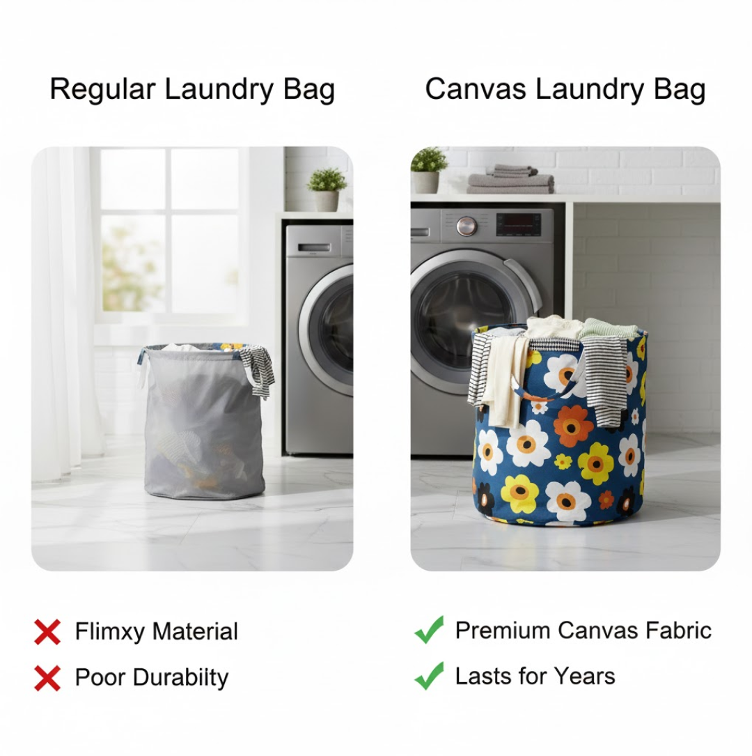Canvas Laundry Bag, Toy Storage, Laundry Storage Your Brand