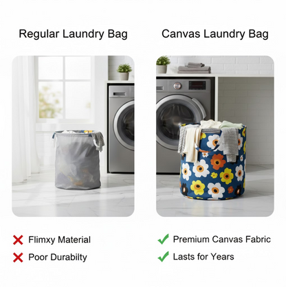 Canvas Laundry Bag, Toy Storage, Laundry Storage Your Brand