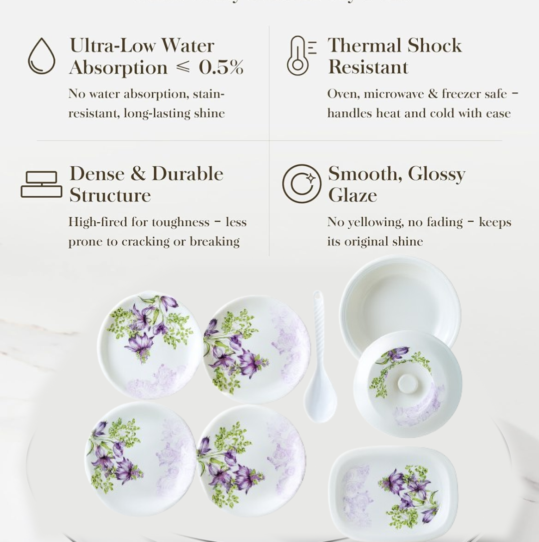 Premium Tableware, Dinner Set, 32 Pc For Serving Food Stuffs And Items. Your Brand