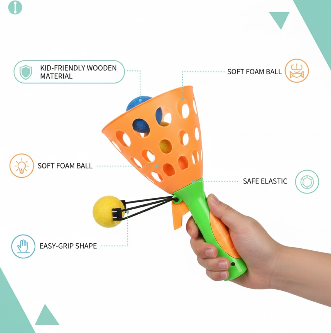 Catapult Butt Ball Toy widely used by kids and childrens Your Brand