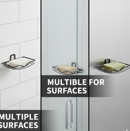 Wall Mount 2-Piece Soap Rack – Versatile Holder for Bathrooms & Homes Your Brand