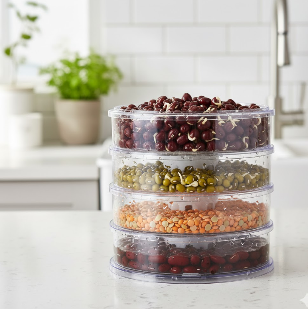 Sprout Maker 4 Layer for Household and Kitchen Use Your Brand