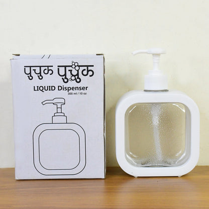Snap sink Dispenser Plastic Clear Empty Pump Lotion Bottles (1 Set) Signaturekarts