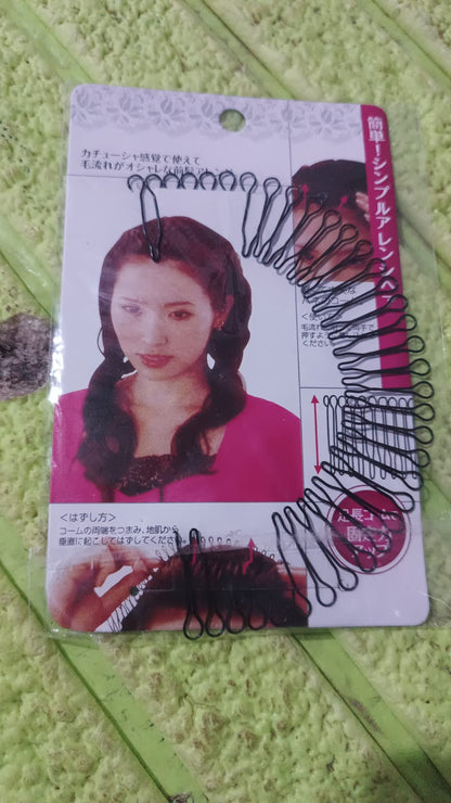 Big U Shape Hair Finishing Fixer Styling Tool Women (1 Pc), Hair accessories (1 Pc) Signaturekarts