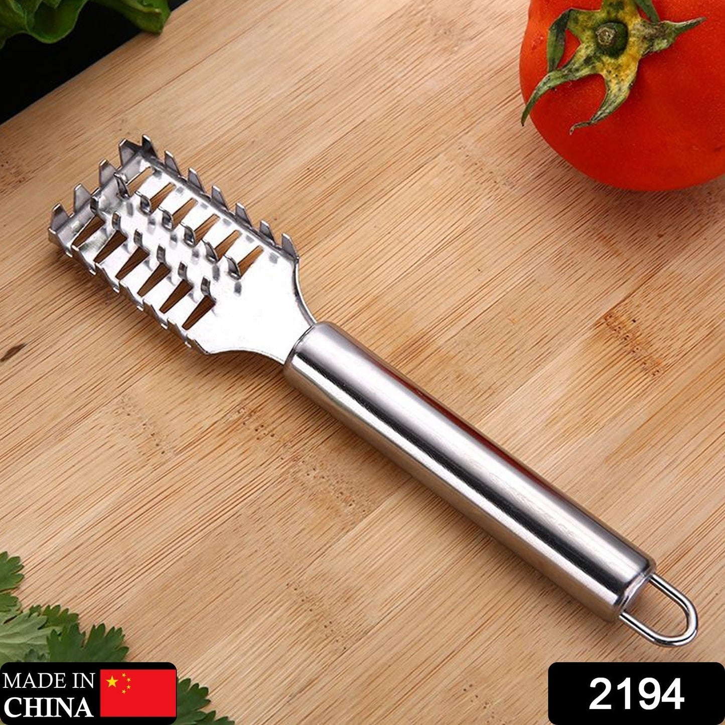 Stainless Steel Fish Scale Remover Scraper – Sawtooth Kitchen Tool signaturekarts