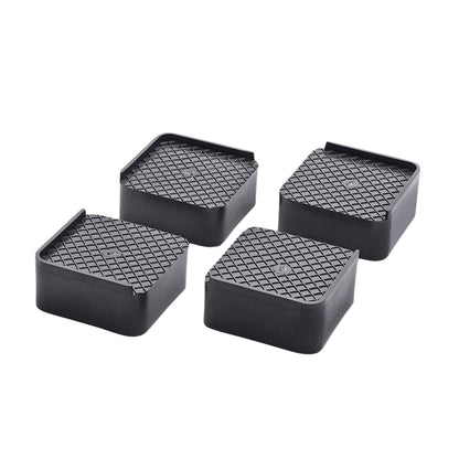 Multipurpose Heavy Duty Cupboard / Refrigerator / Sofa Base Stand - Set of 4 Pcs Signature Kart