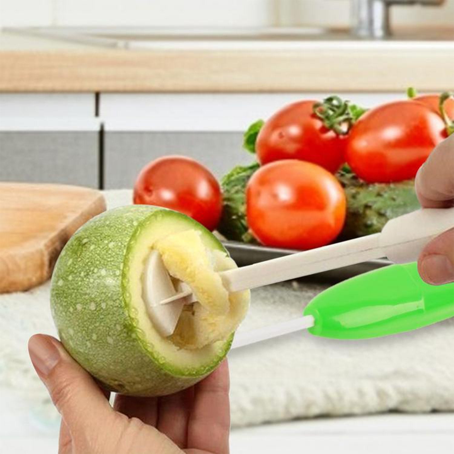 Veg Drill Vegetable Spiralizer Digging for Stuffed Vegetables signaturekarts