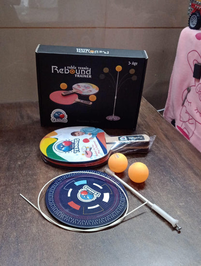 Portable Wiff Waff Rebound Table Tennis Trainer Set (1 Set) Signature Kart
