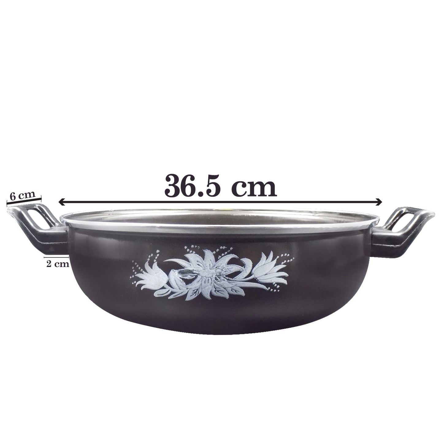 Traditional Small Cast Iron Kadai Signature kart