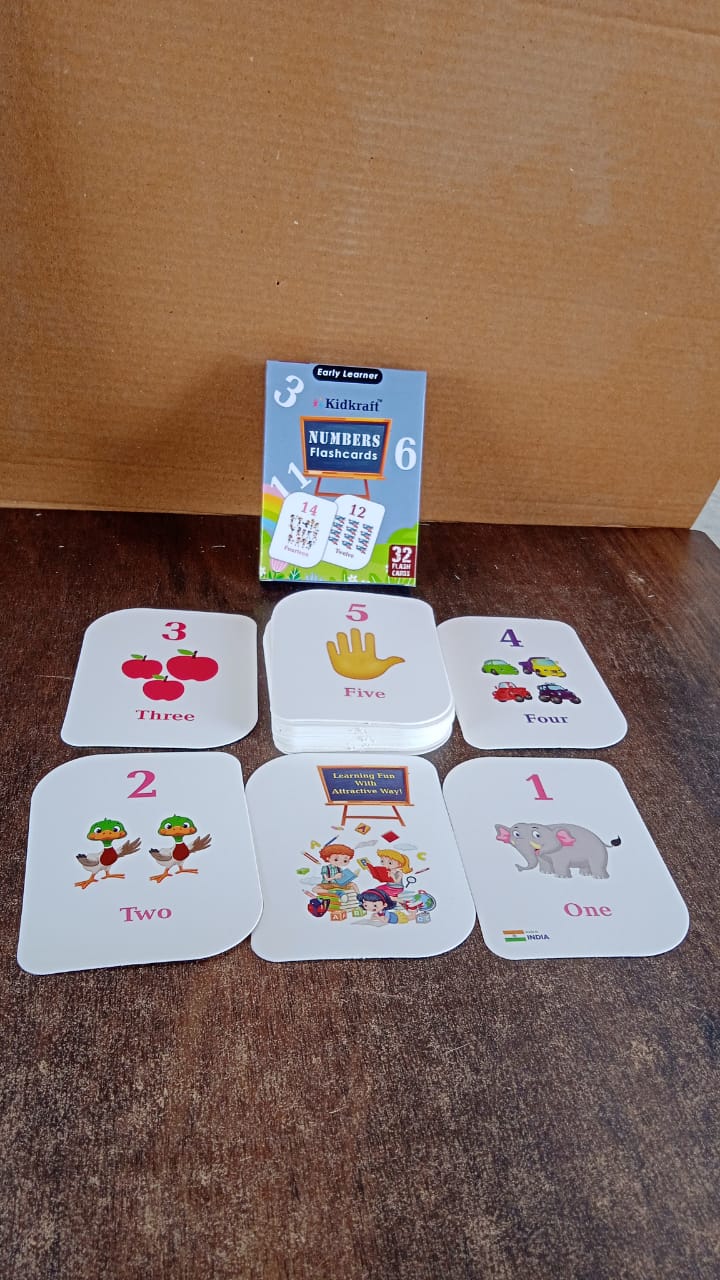 Kid kraft Early Learner 32-Piece Number Flashcard Set Signature kart