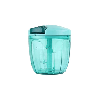 Manual Stainless Steel Handheld Vegetable Chopper with 5 Blades (750 ml) Your Brand