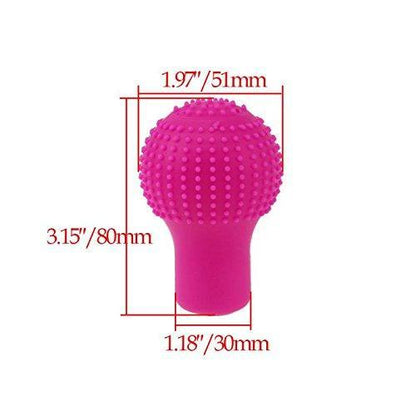 Anti-Scratch Universal Fit Silicon Gear Shift Knob Protective Cover signaturekarts
