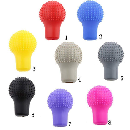 Anti-Scratch Universal Fit Silicon Gear Shift Knob Protective Cover signaturekarts