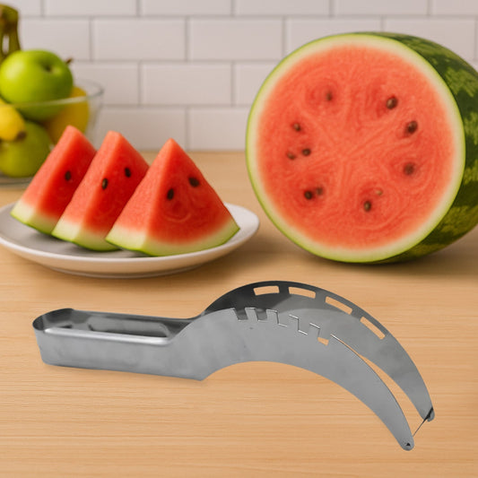 Stainless Steel Watermelon Cantaloupe Slicer Knife, Corer Fruit, Vegetable Tools signaturekarts