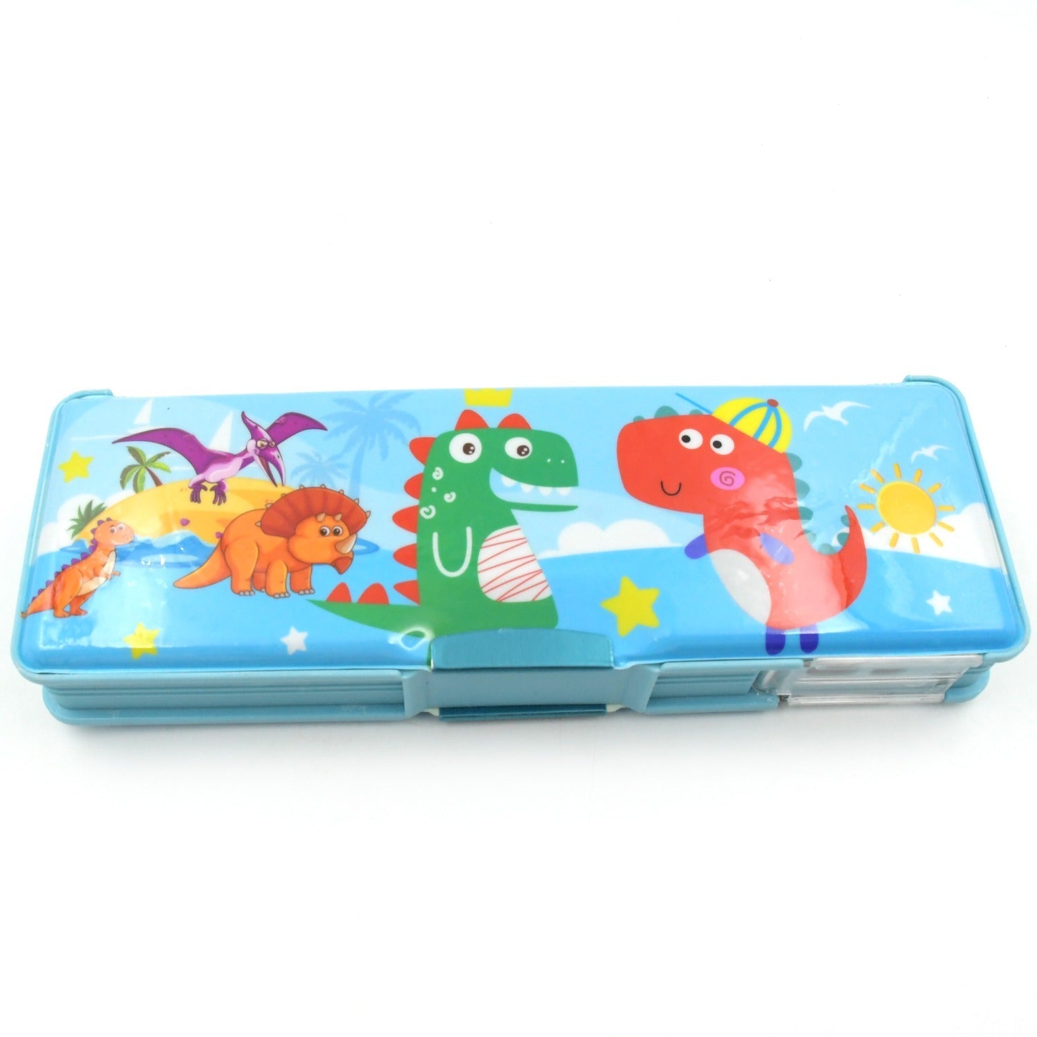 Plastic Multipurpose Compass Box (1 Pc, Mix Design) signaturekarts