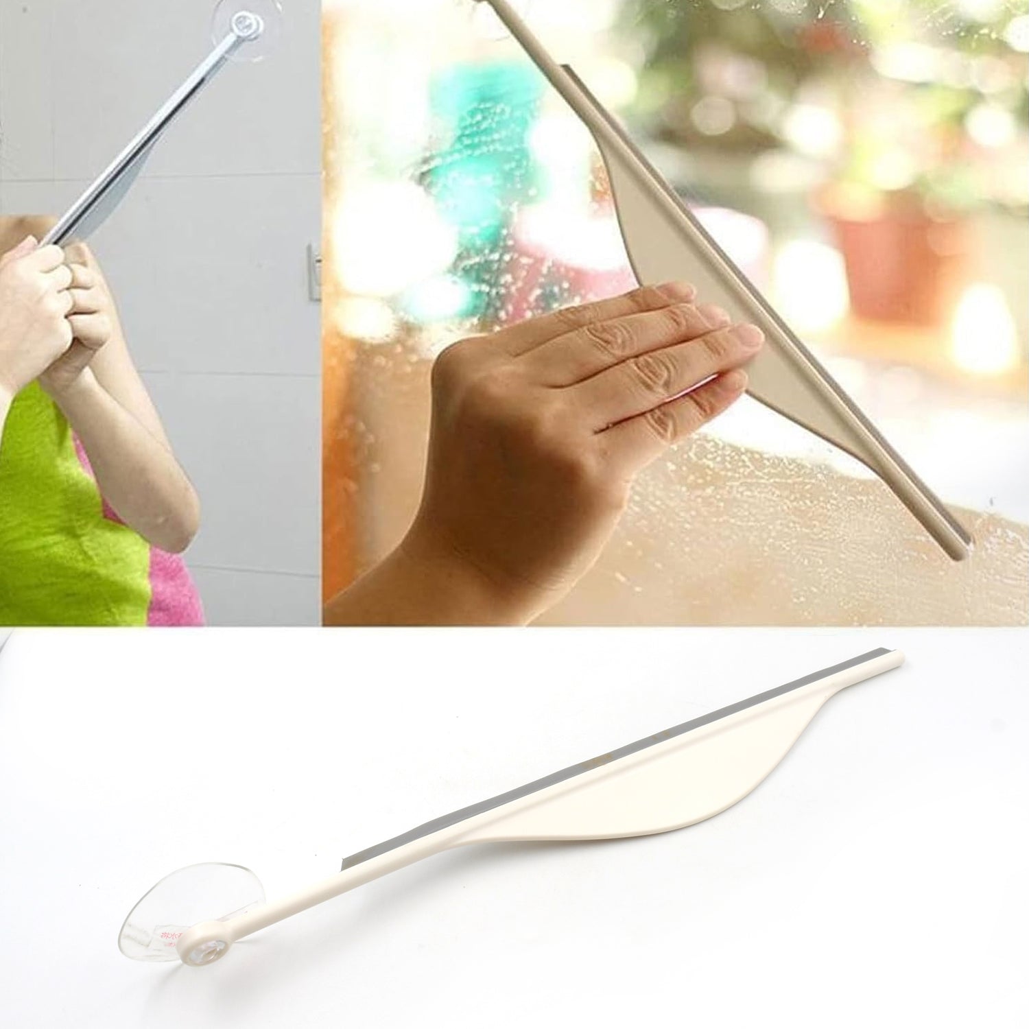 All-in-One Cleaner: Squeegee for Shower, Bathroom & Windows signaturekarts