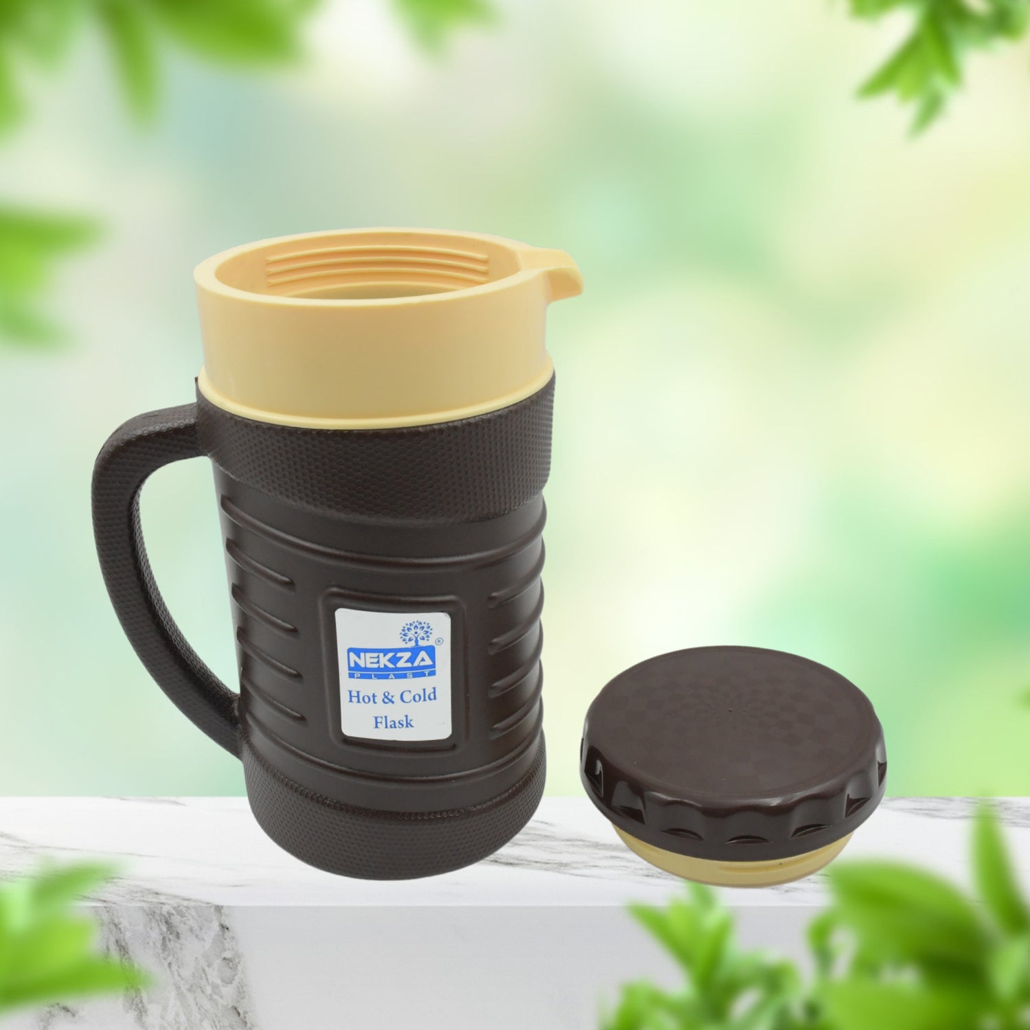 Stainless Steel Thermos Flask (Multiple Sizes): Travel Mug, Coffee, Tea (Leakproof) signaturekarts