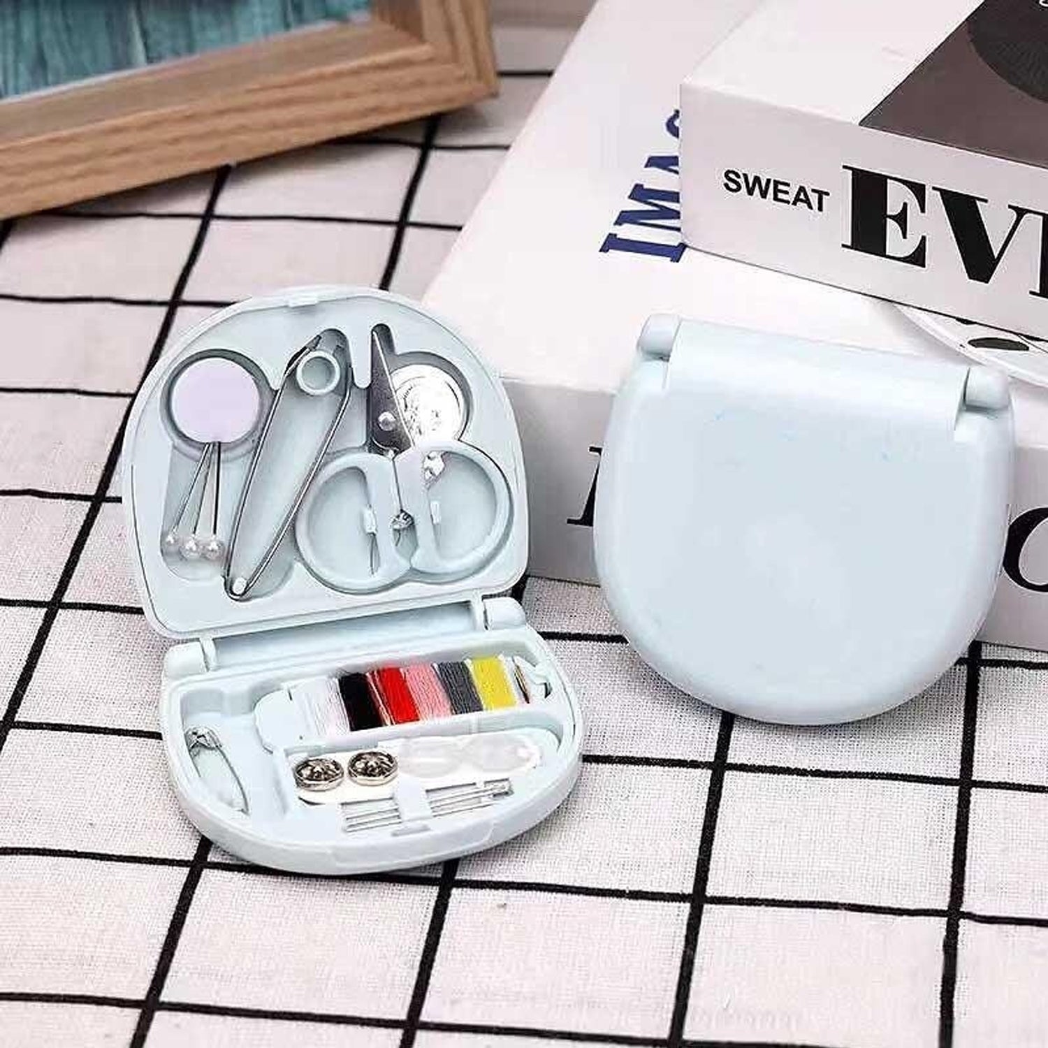 Mini Travel Sewing Kit for Beginners with Threads & Scissors signaturekarts