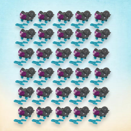 Small push back duck toy, Ejectable spring tail duck, Small DIY duck Toy (30 Pcs Set) signaturekarts