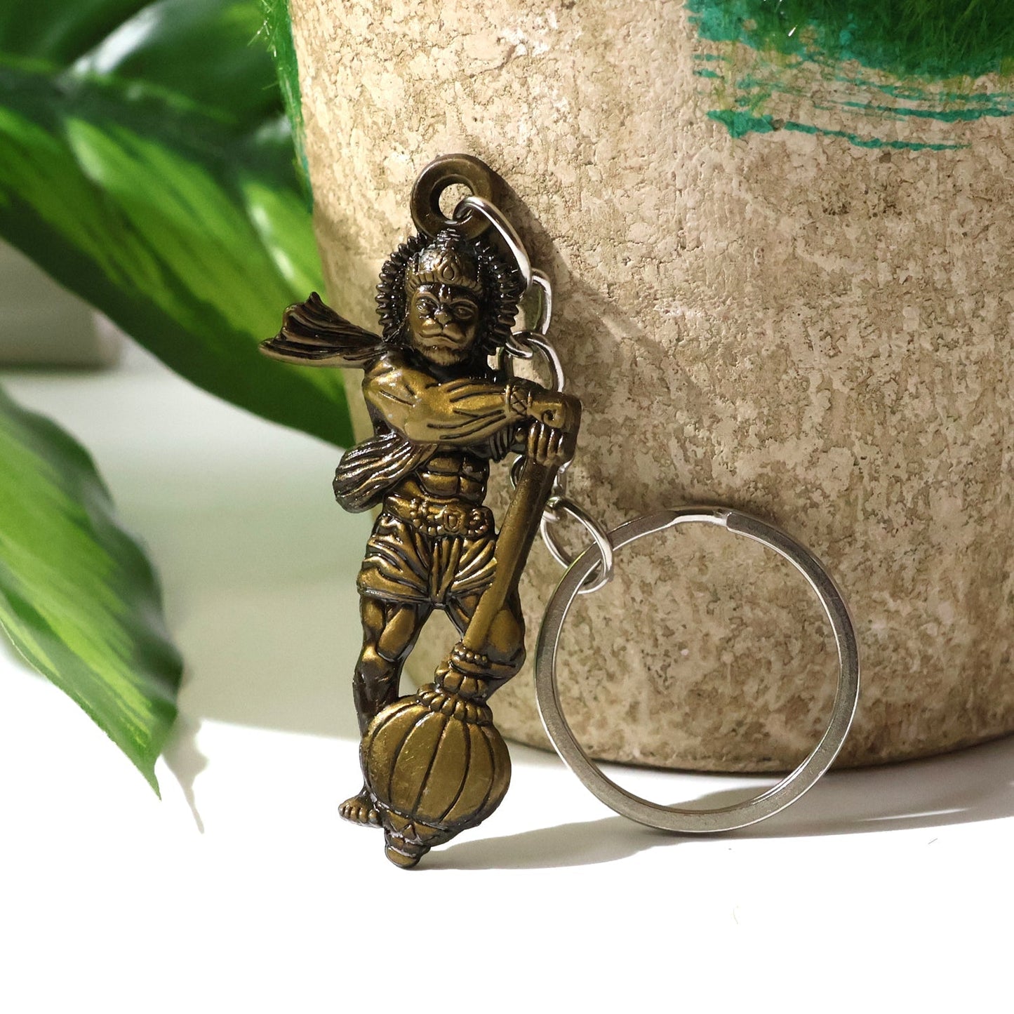 Hanuman Metal Keychain Set (2 Pc Mix Design) signaturekarts