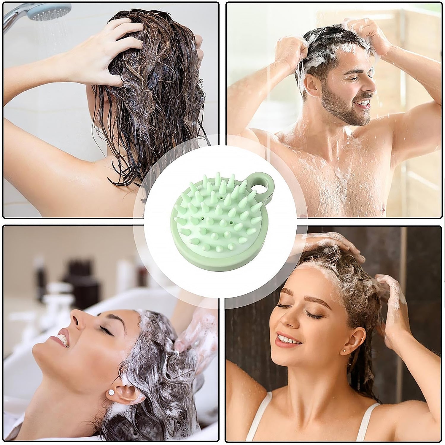 Portable Scalp Massage Comb – Hair Brush for Shampoo Massage, Relaxing Hair Accessories signaturekarts