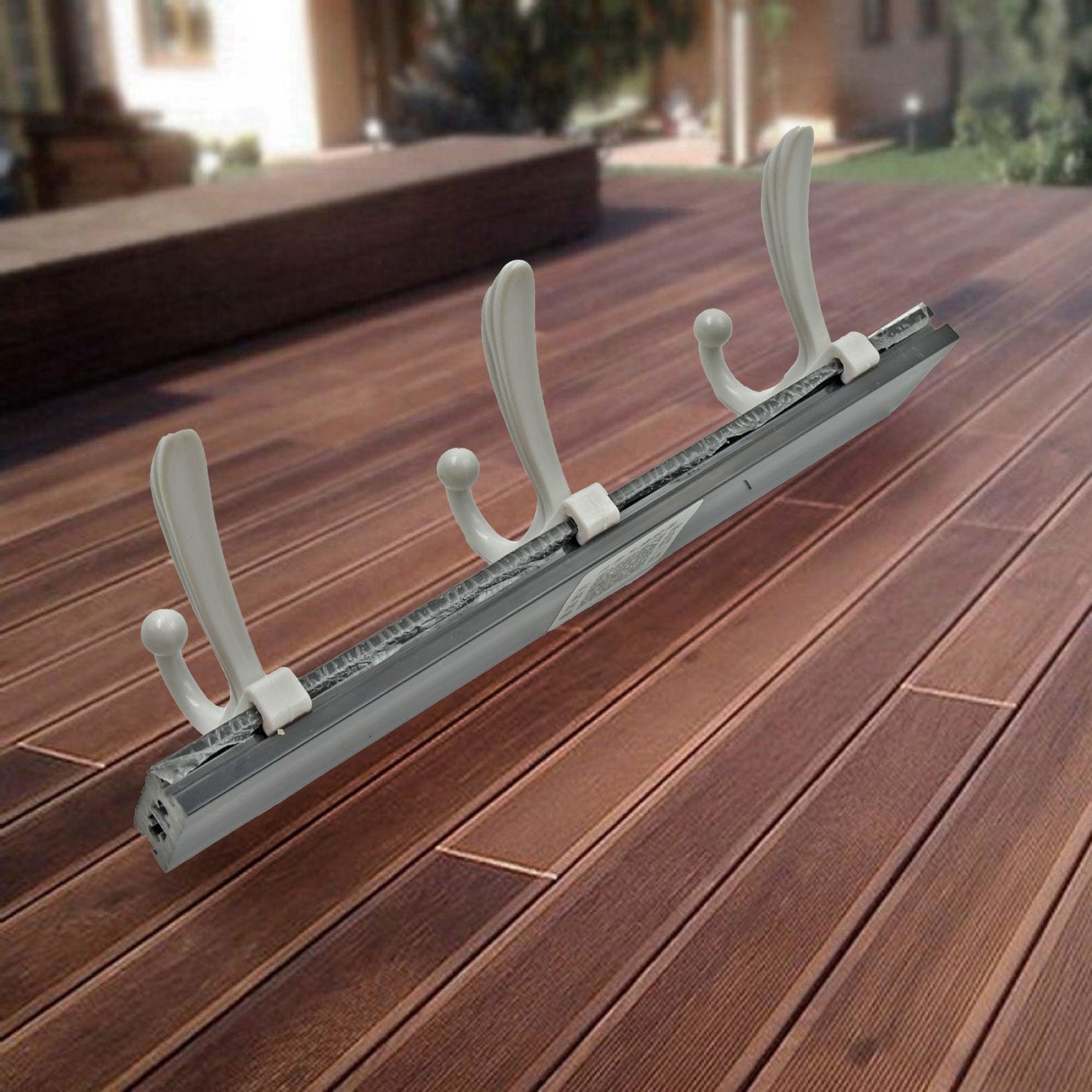 Wall Mounted Coat Hanger Rack – 6 Hooks for Clothes, Jackets & Hats signaturekarts