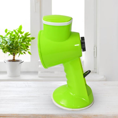 6 in 1 Multi functional Vegetable Cutter & Slicer Hand Machine Cutting, Slice, Cut Thick, Cut Silk All in one –Vegetable Chopper Cutter & Slicing Cutter Barrel - Vegetable Grater with 6 Removable Blades signaturekarts