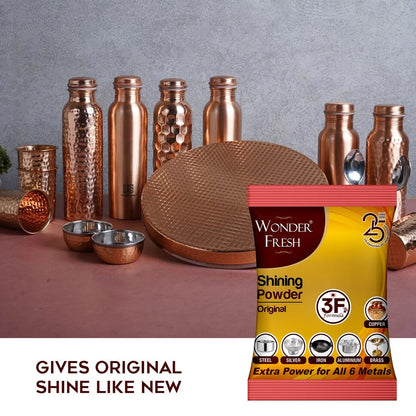 Shining Powder Cleans Polishes Copper Brass Silver Aluminum Iron Steel Removes 200 GM signaturekarts
