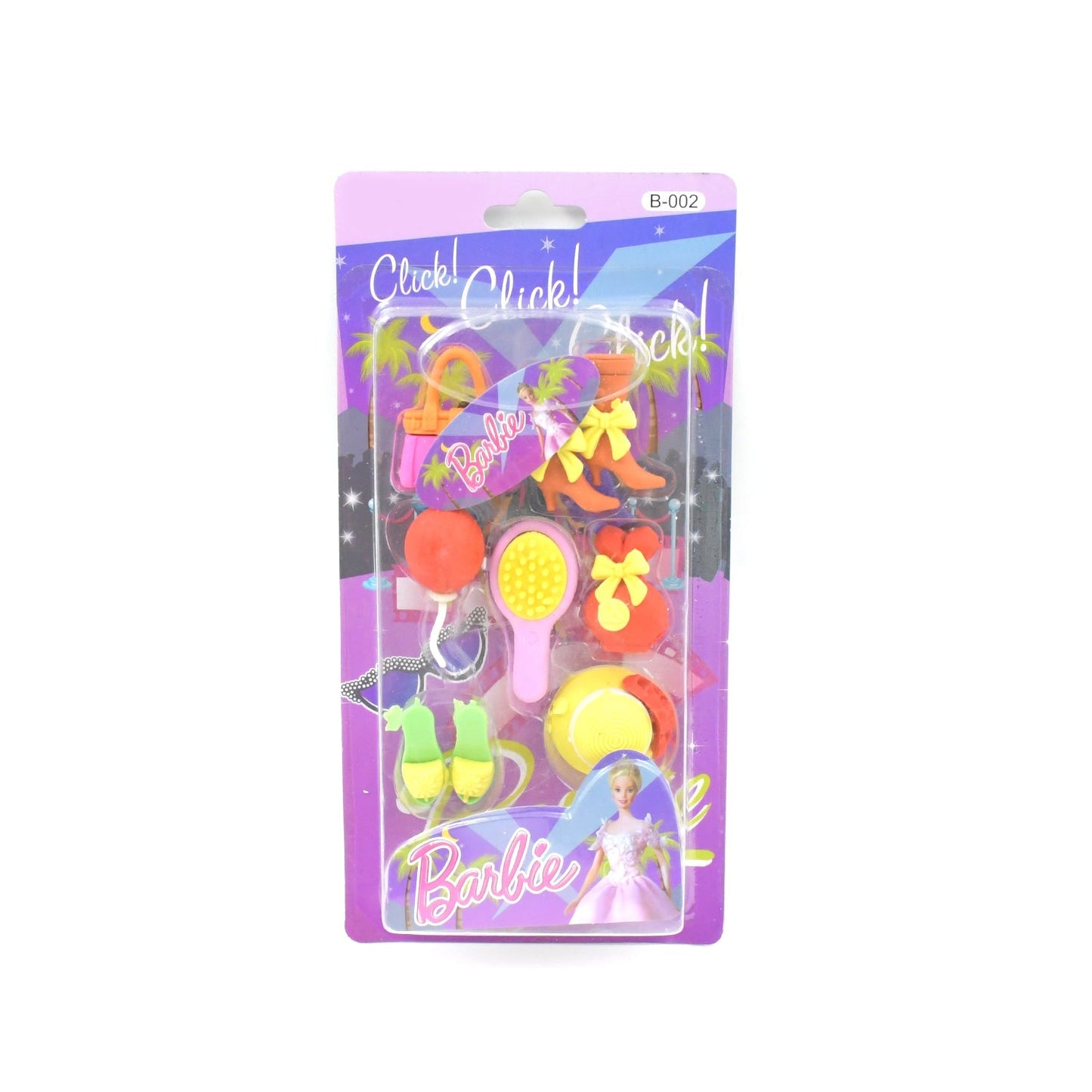 Fancy & Stylish Mini Erasers for Kids (9 Pc Set) - Fun Designs, Party Favors signaturekarts