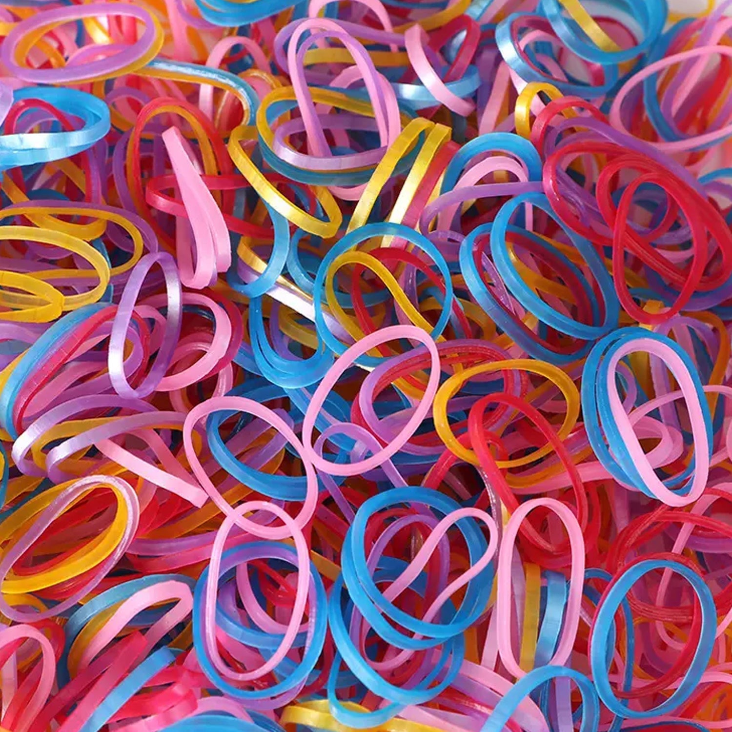 Multicolor Rubber Bands – Elastic & Reusable for Office & Home (0.5 Inch / 100GM) signaturekarts