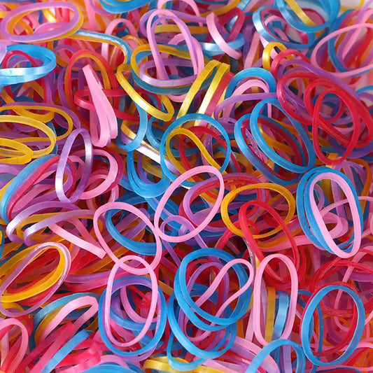 Multicolor Rubber Bands – Elastic & Reusable for Office & Home (0.5 Inch / 100GM) signaturekarts